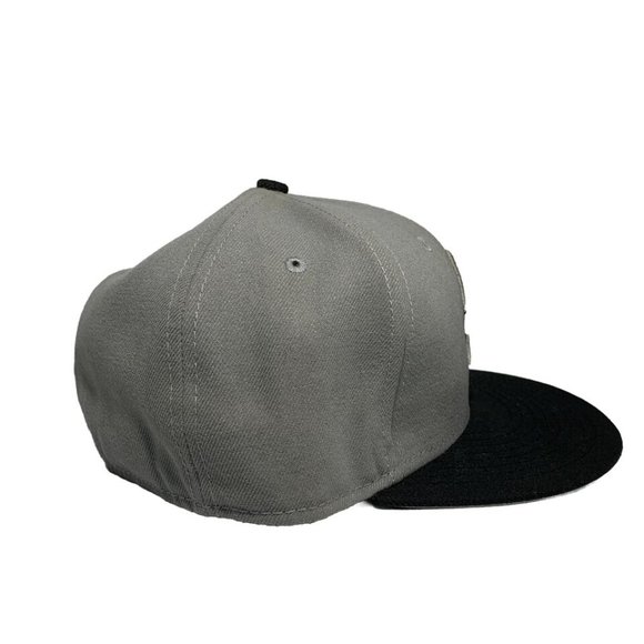 New Era 59Fifty Seattle Mariners 7 1/8 Fitted Hat MLB Grey Black Alternate Color - Picture 3 of 7